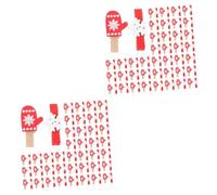 Gatuida 2 Ensembles Décoration De Noel Decor Noel Clip De Décoration Décor Noel Arbre De Noël Pinces À Linge De Noël Extraits Pince-Notes en Bois Clips De Support d'image 100 Pièces * 2