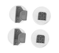 Gatuida 2 Ensembles Kit de Fixation Barrière Garçon Fille Rétractable Plastique Accessoire de Rallonge pour Parc Garçon Fille Compatible Escaliers Portes Couloirs Installation Rapide sans