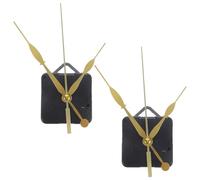 Gatuida 2 ensembles Kit Mécanisme Horloge Silencieux DIY pour Réparation et Remplacement Pendule Murale sans Cadre et Pratique Mouvement Quartz Adapté Horloge Artisanale