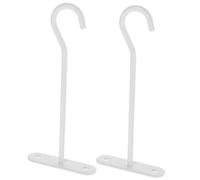 Gatuida 2 Ensembles Lot de Crochets de Plafond Fer pour Suspension de Plantes Supports Muraux Polyvalents pour Pots et Décorations Installation Facile sur Murs Brique Bois Plâtre et Béton