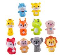 Gatuida 2 Ensembles Lot Marionnettes à Doigts Vinyle Souple Jouets Animaux Colorés pour Garçon Fille et Tout-Petits Marionnettes Main Éducatives pour Jeux Interactifs et Fêtes de Noël