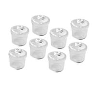 Gatuida 2 Ensembles Mini Pots PVC pour Bonbons De Décorations pour Maison De Accessoires De Simulation pour Décor De Micro Paysage 8 Pièces * 2