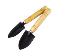 Gatuida 2 Ensembles Outils de Jardinage Mini Pelle et Râteau Portable pour Jardinage Couleur Noir Outils de Micro pour Usage Domestique