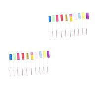 Gatuida 2 Ensembles Rubans De Danse pour Gymnastique Rythmique Accessoires Colorés pour Garçon Fille pour Danse Et Entraînement Artistique 10 Pièces * 2