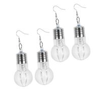 Gatuida 2 paires Boucles Oreilles Femme Pendantes Ampoule LED Lumineuses Fête Club Créatives et Originales pour Soirée