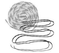 Gatuida 2 Paires Lacets de Hockey Résistants et Antidérapants Lacets Durables pour Patins à Glace et Roller Cordons Noirs et Blancs pour Chaussures de Skate