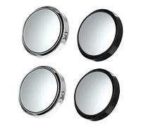 Gatuida 2 Paires Miroir Auxiliaire Autocollants Pour Capot De Camion Angle Mort Du Rétroviseur Latéral Rétroviseur Grand Angle Miroir Automobile Petit Plastique Inverser Faire Tourner