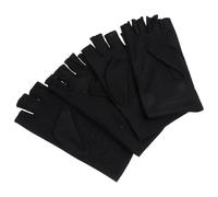 Gatuida 2 Paires Mitaines Anti UV de Cyclisme D'extérieur Unisexes, Noires
