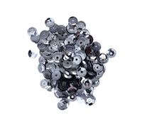 Gatuida 2 paquets Paillettes Sequins Argentés DIY Artisanat pour Décoration et Couture Créative