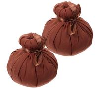 Gatuida 2 Pcs Balle de santé thaïlandais massage paquet de médecine chinoise sacs à herbes chinois boule thermale comprimer la boule de phytothérapie chinoise Chant coton