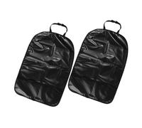 Gatuida 2 Pcs Tapis Protecteur Dossier Siège Voiture Noir Oxford pour Garçon et Filles Protège la Saleté Boue