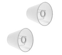 Gatuida 2 pièces Abat-jour Tissu Blanc pour Lampe Murale et Plafond Couverture Créative Résistante à Eau Décoration Élégante pour Salon et Chambre