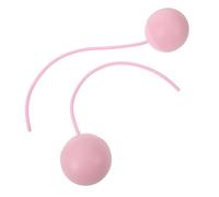 Gatuida 2 pièces Accessoires Corde à Sauter Sans Fil Balle de Remplacement Légère et Lestée pour Entraînement Sportif Portable et Compact Rose