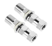 Gatuida 2 pièces Adaptateur Antenne Standard Fileté Connecteur UHF Métallique pour Montage sur Équipement Expérimental Accessoire Installation Antenne Extérieur et Facile à Installer