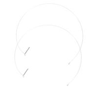 Gatuida 2 pièces Anneaux de Serrage Acier Inoxydable pour Joint de Porte de Lave Linge Remplacements Universels pour Maintien Du Joint de Porte et Système de Serrage