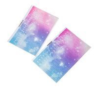 Gatuida 2 pièces Autocollants Kalimba Notes Adhésives Colorées pour Piano à Pouce Échelle Musicale Facile à Installer Accessoire pour Débutants