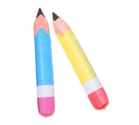 Gatuida 2 Pièces Ballon Crayon Gonflable Programme De Graduation Ballons Roses Accessoire De Crayon Géant Kit Guirlande De Ballons Halloween Faveurs De Garçon Décorations De Fête or Pvc