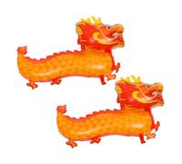 Gatuida 2 pièces Ballons Dragon Chinois Décoration Portable pour Fête Printemps An Festival