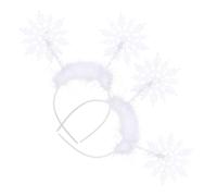 Gatuida 2 Pièces Bandeau Cheveux Blanc Élégant pour Fête et Costume, | Plastique et Résine, Usage Célébration, Accessoire Décoratif, Coiffure Unique, Esprit Festif
