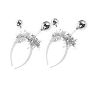 Gatuida 2 pièces Bandeau Disco Miroir Accessoire de Fête pour Festivals de Musique et Célébrations Tête Boules Facettes Mode Femme Style Unique et Confortable