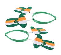 Gatuida 2 pièces Bandeaux Chapeaux Irlandais Tête Vert Confortable et Solide pour Fête Saint Patrick Accessoire Photo et Décoration Festive