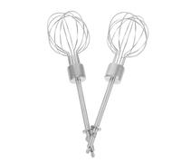 Gatuida 2 pièces Batteurs Main Inox pour Mixeur Électrique Tiges Agitation Polyvalentes pour Œufs Crème et Pâte Accessoire Cuisine Pâtisserie et Facile à Nettoyer Réutilisable