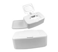 Gatuida 2 pièces Boîte Distributeur Lingettes Humide Boîte Hermétique Plastique Réutilisable et Décorative pour Chambre Salle de Bain et Espace Compacte et
