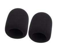Gatuida 2 pièces Bonnette Mousse Microphone Vent et Poussière Housses Éponge Épaisses Compatibles Plupart des Microphones