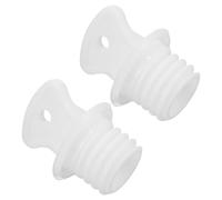 Gatuida 2 Pièces Bouchon De Bouillotte Bouchon Détanchéité Couvercles De Bouillottes Couvercle Du Deau Chaude De Deau Caoutchouc Manquer D'eau Chaude Étanches Blanche