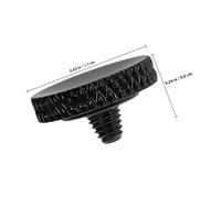 Gatuida 2 pièces Bouton Déclencheur Appareil Photo Aluminium Lot de Surface Convexe Antidérapante Remplacement Fileté pour Meilleure Prise Main et Contrôle Précis
