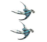 Gatuida 2 pièces Broche Créative en Alliage avec Pierres Décoratives Épingle Colorée pour Femme Décoration Vestimentaire Légère et Résistante Lot 2 pcs