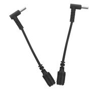 Gatuida 2 pièces Câble Adaptateur Alimentation Ordinateur Portable Femelle vers Mâle Coudé avec Broche Compatible Câble Convertisseur Dalimentation Pack de Cuivre Pur Plug and Play