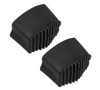 Gatuida 2 Pièces Cache-pieds en Caoutchouc pour Échelle Pliante Noire, Coussinets Antidérapants Faciles à Installer Design Compact pour Usage Domestique