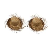 Gatuida 2 Pièces Chapeau de Plage Paille Tissé Main pour Femme Pack de Chapeaux été Pliables Style Hawaïen Protection Solaire Respirante pour Voyage et Activités Plein Air