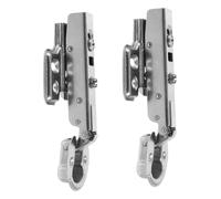 Gatuida 2 pièces Charnières à Buffer Hydraulique Acier Inoxydable pour Portes de Cabinet Amortisseurs Silencieux pour Armoires et Fenêtres Faciles à Installer et Durables
