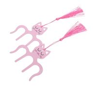 Gatuida 2 pièces Clip de Page Piano Métal Support de Partitions avec Design Chat Rose Pince Pratique pour Partitions et Cahiers Maintien Sûr des Pages Accessoire de Lecture pour Pianistes