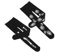 Gatuida 2 pièces Collants Halloween Garçon Fille Costume Araignée et Squelette Imprimé Toile Daraignée Effrayant pour Fête Cosplay
