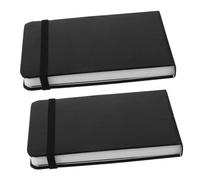 Gatuida 2 Pièces Compte à Main De L'aquarelle De Voyage Livre D'aquarelle Carnet De Croquis De Voyage Carnet De Croquis Non Ligné Sketch Books Pour Artistes Livre De Dessin Papier Noir