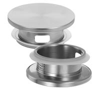 Gatuida 2 pièces Couvercle Inox pour Pichet avec Filtre Bouchon de Carafe Anti-poussière pour Eau Froide et Jus Compatible Jug Cover Remplaçable Maintien Thé et Pulpe de Fruits