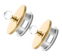 Gatuida 2 pièces Couvercle Inox pour Pichet Verre Résistant Usure Couvercle de Remplacement pour Carafe Eau Froide Accessoire pour Théière