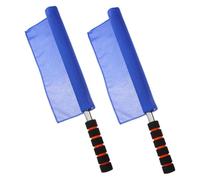 Gatuida 2 Pièces Drapeaux Arbitre Signalisation pour Football et Volleyball Équipement Sportif Polyvalent pour Formation et Direction de