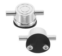 Gatuida 2 Pièces Drum Lugs Métal Double Face pour Kit de Batterie Accessoires Compatibles avec Caisse Claire Tom et Grosse Caisse Liaison Stable et Renforcement Résonance
