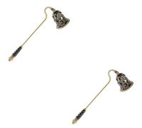 Gatuida 2 Pièces Éteignoir à Bougie Forme de Fleur avec Strass Accessoire Décoratif Élégant pour Maison Outil Pratique pour Éteindre Bougies Sécurité avec Long Manche pour Amateurs de