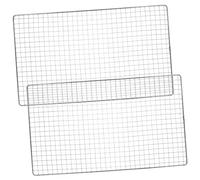 Gatuida 2 Pièces Filet pour Barbecue Acier Inoxydable Multifonction Remplacement De Brûleur Accessoire De Cuisson