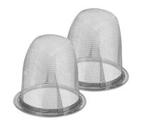 Gatuida 2 pièces Filtre à Thé Inox Maille Fine Réutilisable Passoire Théière pour Infusion de Thé Loose Leaf