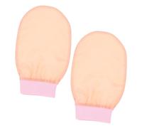 Gatuida 2 pièces Gants de Gommage Exfoliants Doux Mitaines de Bain Portables Nettoyants pour Peau Massage et Nettoyage pour Corps Usage Maison et