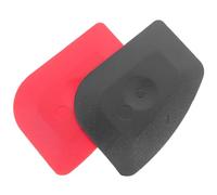 Gatuida 2 pièces Grattoir de Cuisine Réutilisable pour Pâtisserie et Nettoyage de Poêles Spatule à Crème et Cutter à Gâteau Rouge Noir