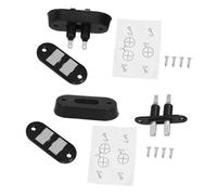 Gatuida 2 Pièces Iron Sliding Door Lock Switches For Cars Push Pull Actuator With Screws Indicator Diagram Smooth Operation And Easy Replacement