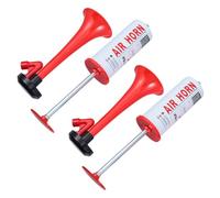 Gatuida 2 pièces Klaxon à Main pour Supporter Football Corne Pompe Air Portable Légère et Facile à Utiliser pour Événements Sportifs et Fêtes