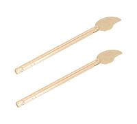 Gatuida 2 pièces Loquet Goupille Bronze Forme de Boulon de Verrouillage Droit pour Porte Armoire Style Rétro Chinois Lot